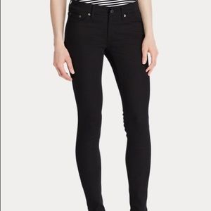 NWT Ralph Lauren Skinny Black Jeans Pants